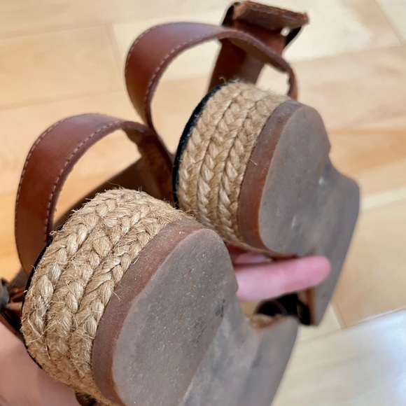 Black & brown leather sandals — Eric Michael - Picture 5 of 7